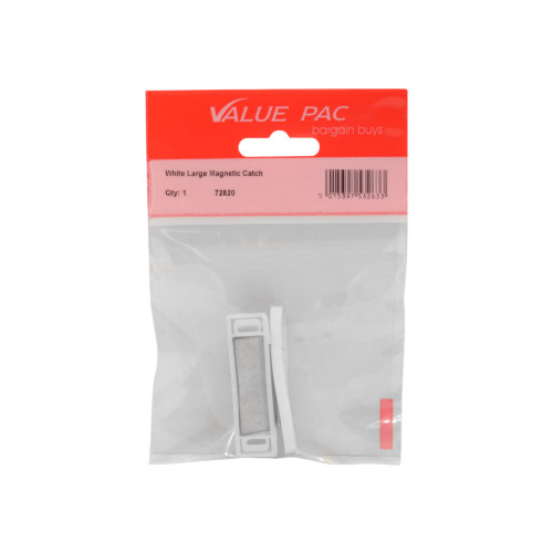 White Large Magnetic Catch