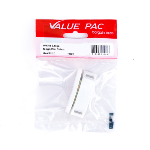 White Large Magnetic Catch
