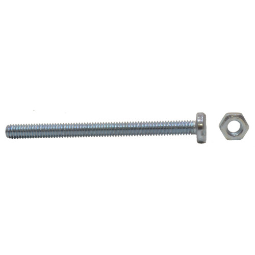 M6 x 75mm ZP Machine Screws & Nuts