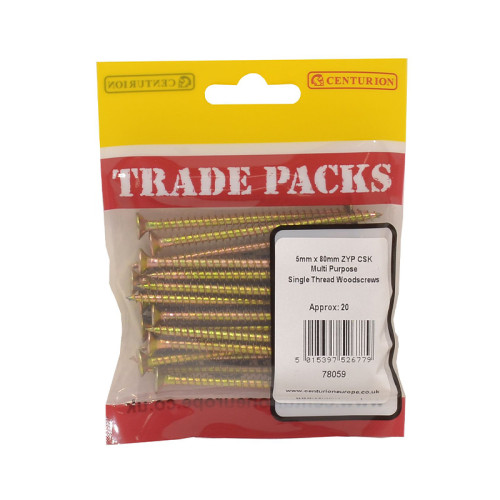 Pozi Multi Purpose Countersunk Woodscrews, ZYP