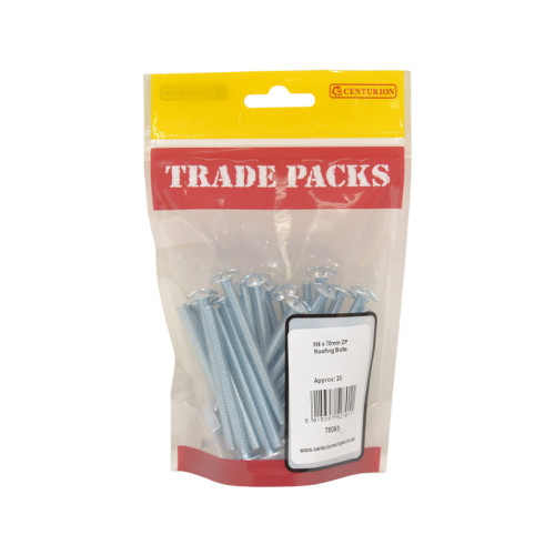 Roofing Bolts, ZP, M6 x 70mm 
