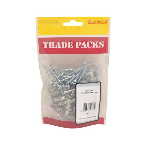 Plasterboard Fixing Plugs - Metal - 35mm - (28 PK)