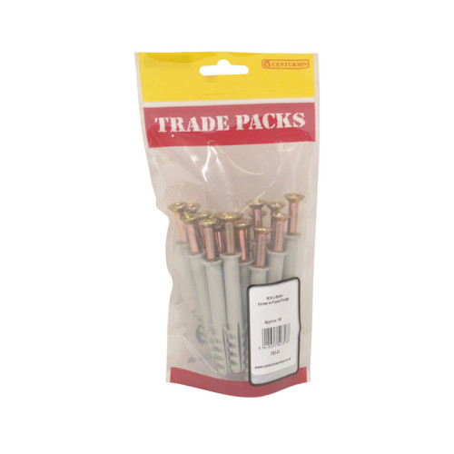 Screw In Frame Fixings, ZP, M10 x 80mm