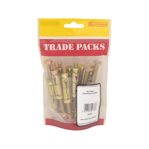 Expanding Loose Bolt - Zinc Plated - M8 x 40mm - (8 PK)