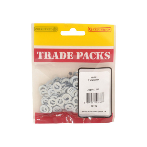 Flat Washers, ZP, M6