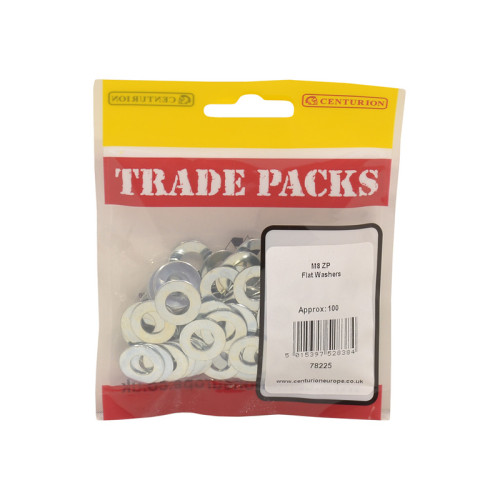 Flat Washers, ZP, M8