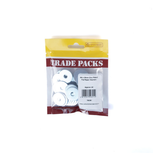 Flat Repair Washers, ZP, M6 x 25mm
