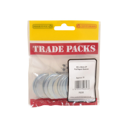 Flat Repair Washers, ZP, M8 x 38mm