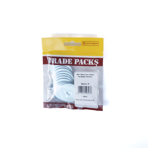 Flat Repair Washers, ZP, M8 x 38mm