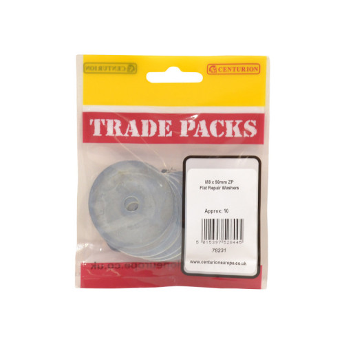 Flat Repair Washers, ZP, M8 x 50mm