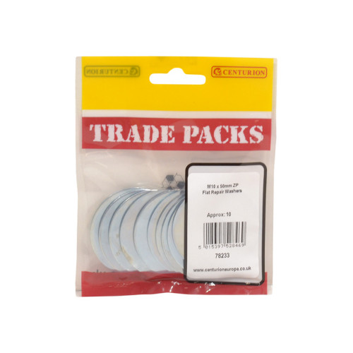 Flat Repair Washers, ZP, M10 x 50mm