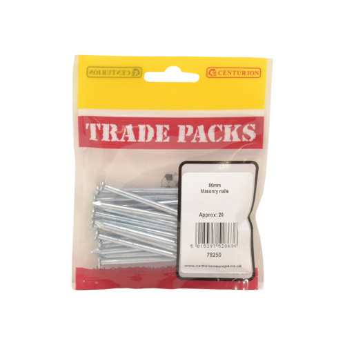 Masonry Nails, 80mm 