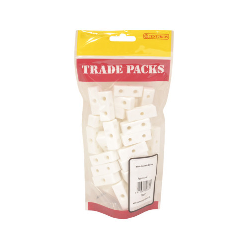 Modesty Blocks - White - 35mm - (40 PK)