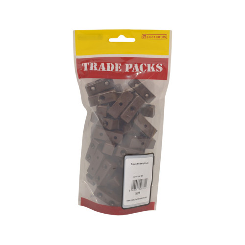 Modesty Blocks, Nylon, Brown, 35mm 