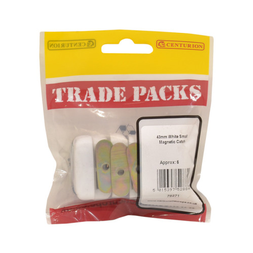 Magnetic Catch, White Small, 43mm 