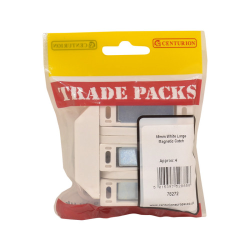 Magnetic Catch, White Large, 59mm 