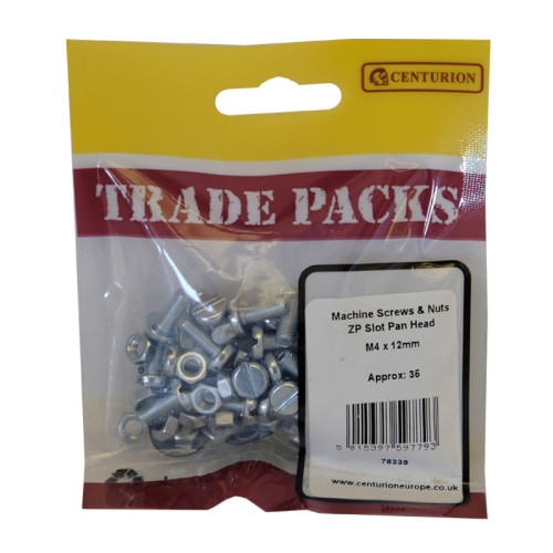Slot Pan Head Machine Screws & Nuts , ZP