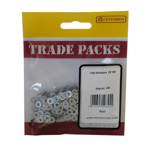 Flat Washers, ZP, M3