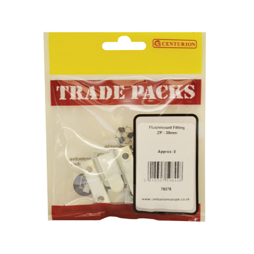 Flushmount Fitting, ZP, 35mm 