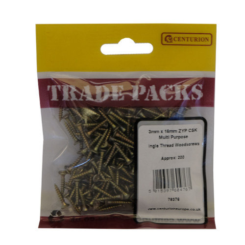 Multi Purpose Single Thread Countersunk Pozi Screw