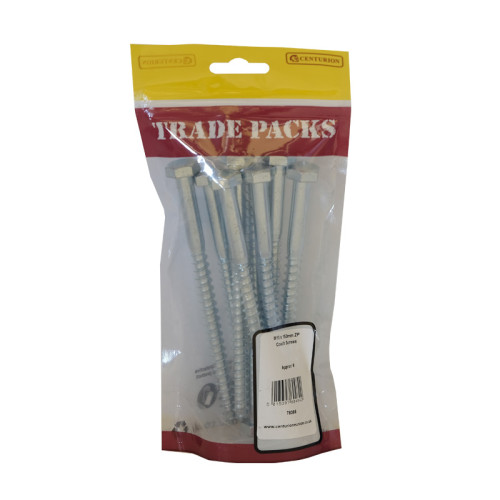 Coach Screws, ZP, M10 x 150mm