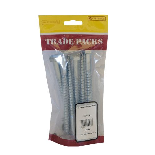 Coach Screws, ZP, M12 x 150mm