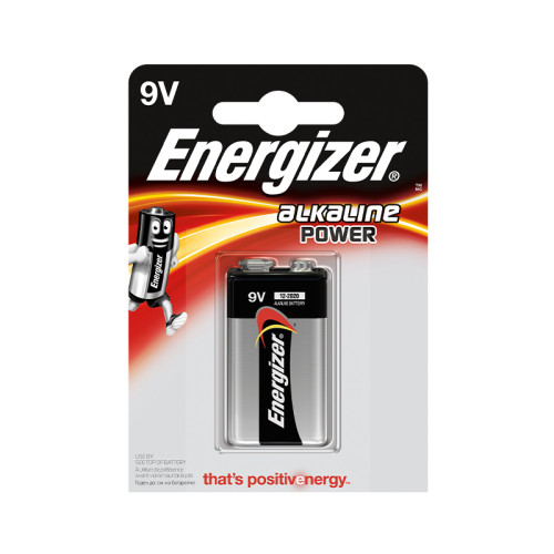 S8996 9V Power Alkaline Batteries, Single