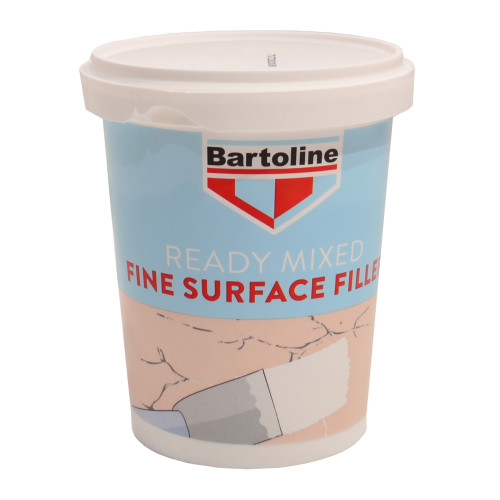 Bartoline Ready Mixed Fine Surface Filler, White (600g)