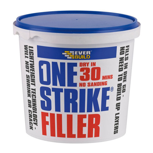 Everbuild One Strike Filler, White (1 Litre)