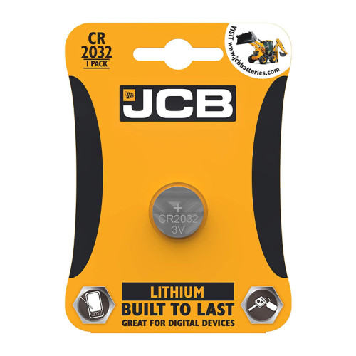 JCB Coin Cell Battery CR2032, Single