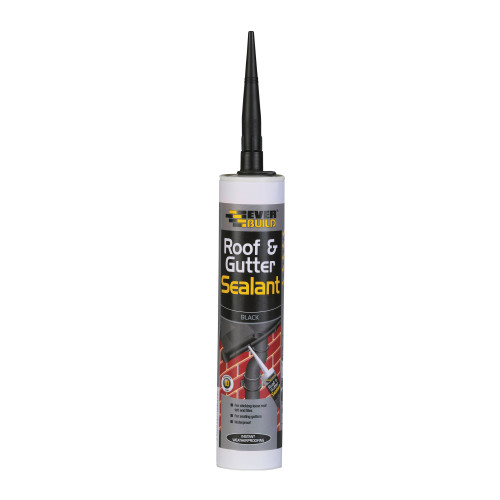 Everbuild Roof & Gutter Sealant Black (295ml)