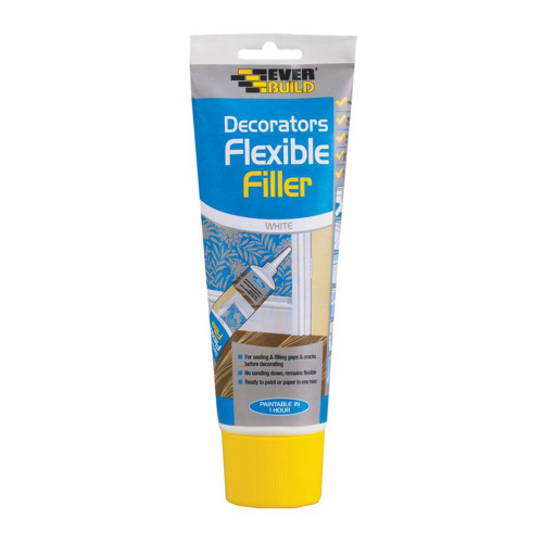 Everbuild Flexible Decorators Filler Easi Squeeze White (200ml)