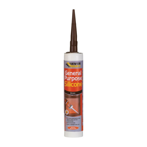 Everbuild General Purpose Silicone Brown (280ml)