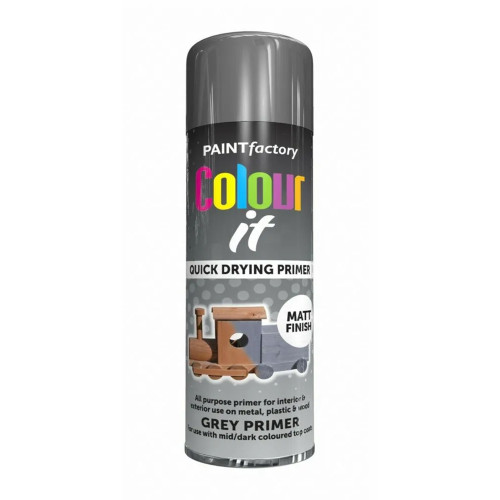 Colour It Primer Paint, Grey (400ml)
