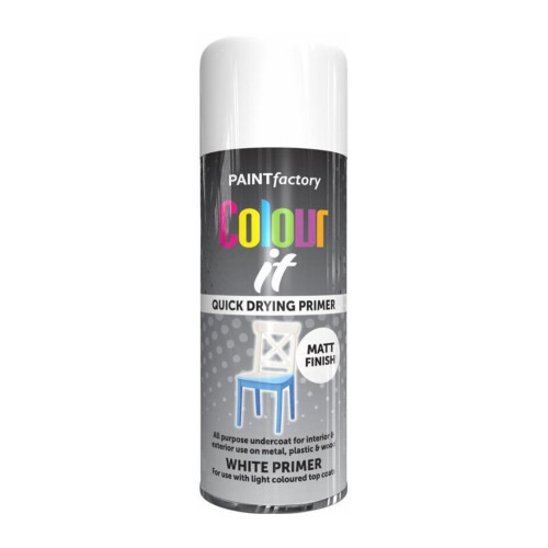 Colour It Primer Paint, White (400ml)