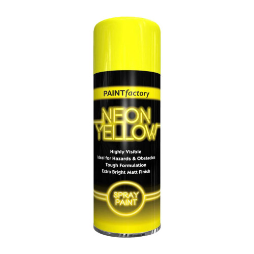 Paint Factory Fluorescent Paint, Yellow (400ml)