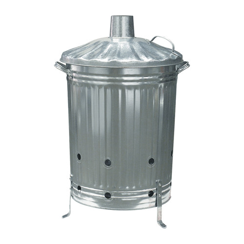 Mini Galvanised Incinerator, 15 Litre