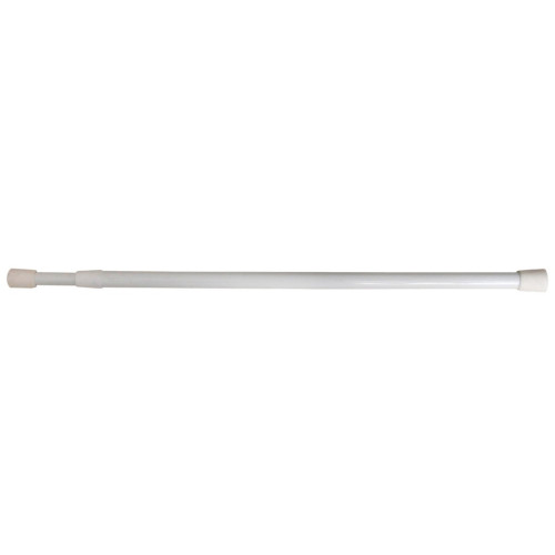 Renaissance White Twist Tension Rods, 40-61cm