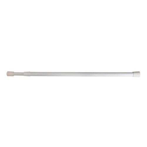 Renaissance White Twist Tension Rods, 91-152cm