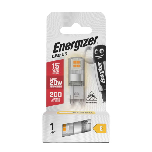Energizer - LED Bulb - G9 1.2W 200LM Warm White