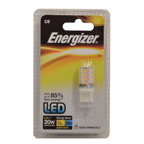 Energizer 20W G9 LED Bulb 2 Pack
