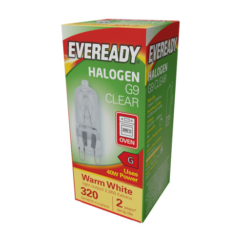 Energizer G9 ECO Bulb, 33W