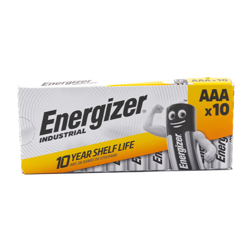AAA Industrial Alkaline Batteries, 10 Pack