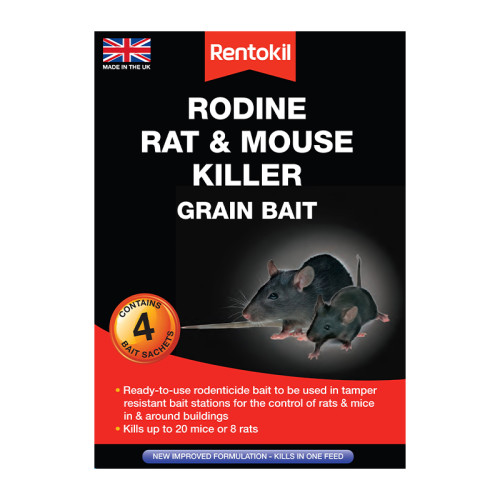 Centurion - Rentokil Rodine Mouse & Rat Killer, Pack of 4