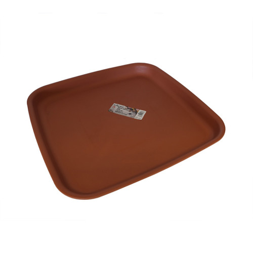 Square Plastic Gardeners Tray, Terracotta