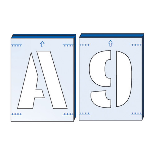 25mm Letter And Numbers Stencil Kit (A-Z/0-9)