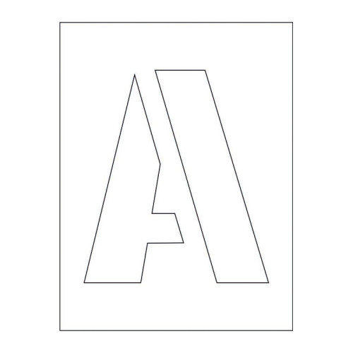 250mm Number Stencil Kit (0-9)