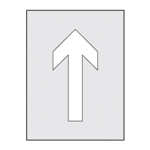 'Arrow Symbol' Stencil (190mm x 300mm)