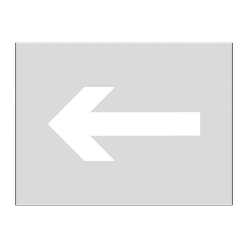 'Arrow Symbol' Stencil (600mm x 800mm)