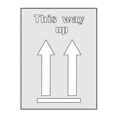 'This Way Up' Stencil (190mm x 300mm)
